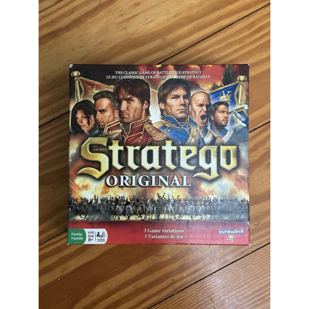 Stratego Original Board Game Strategy War Game 2016 Open Box Complete